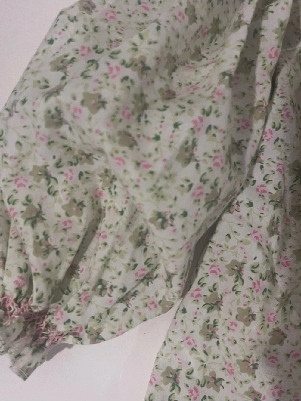 Remember Nguyen Smocked Floral Pant Set Toddler Girls 4T Pink Corduroy Pants